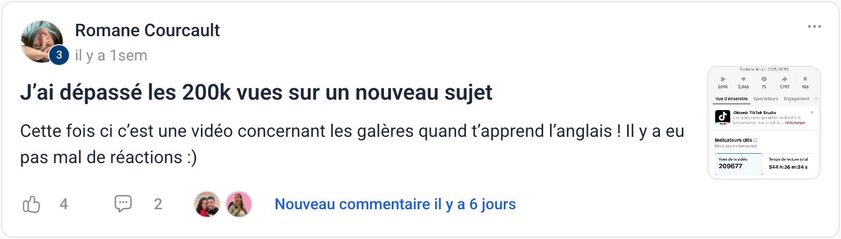 Témoignage